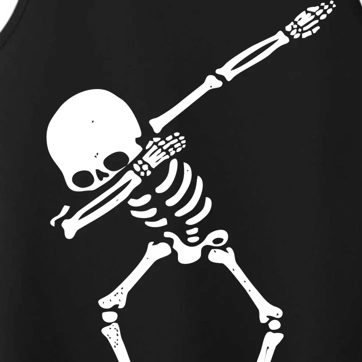 Dabbing Skeleton Dab Performance Tank