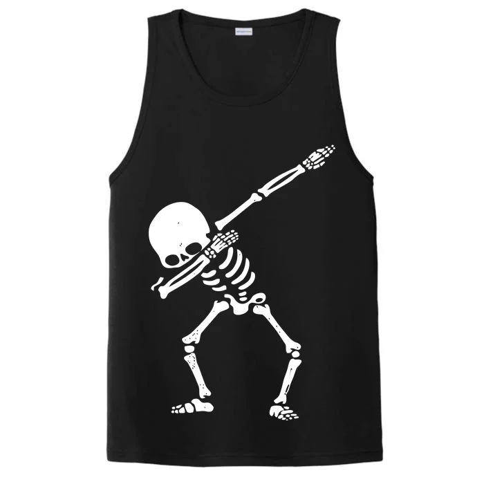 Dabbing Skeleton Dab Performance Tank