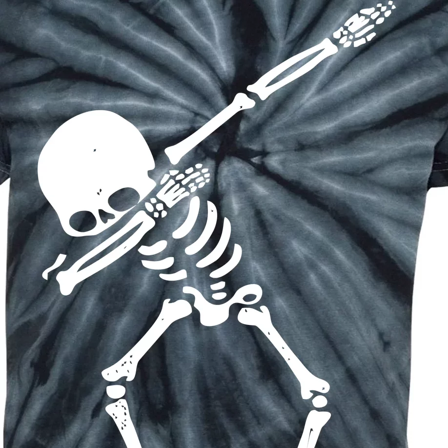 Dabbing Skeleton Dab Kids Tie-Dye T-Shirt