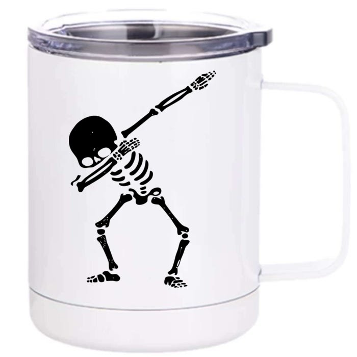 Dabbing Skeleton Dab Front & Back 12oz Stainless Steel Tumbler Cup