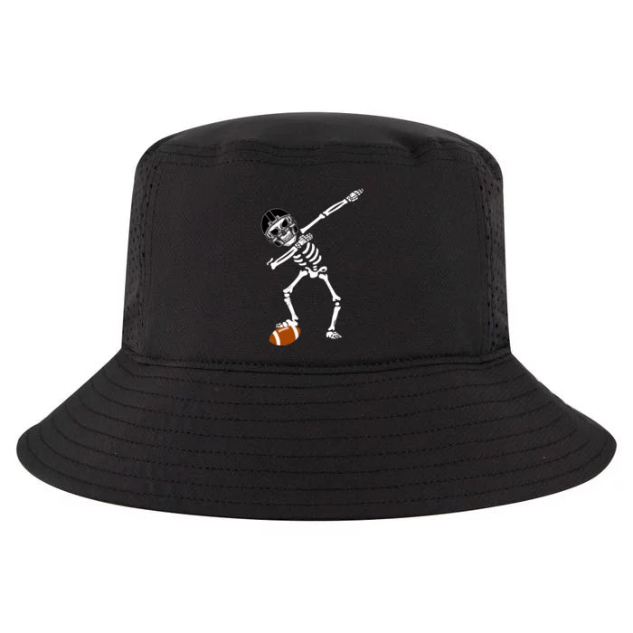 Dabbing Skeleton Football Dab Touchdown TD Cool Comfort Performance Bucket Hat