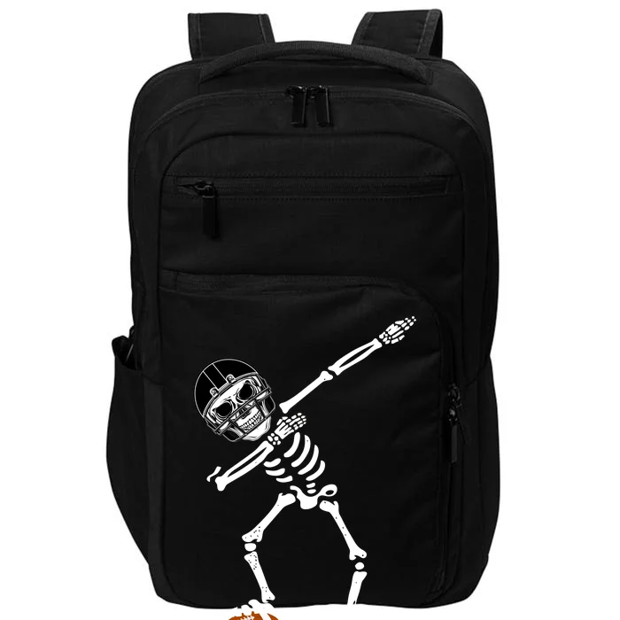 Dabbing Skeleton Football Dab Touchdown TD Impact Tech Backpack