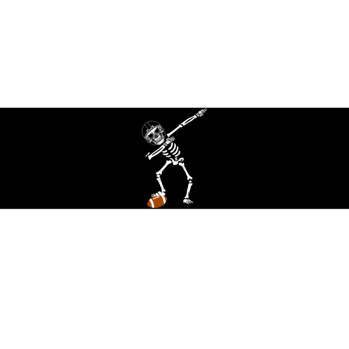 Dabbing Skeleton Football Dab Touchdown TD Bumper Sticker