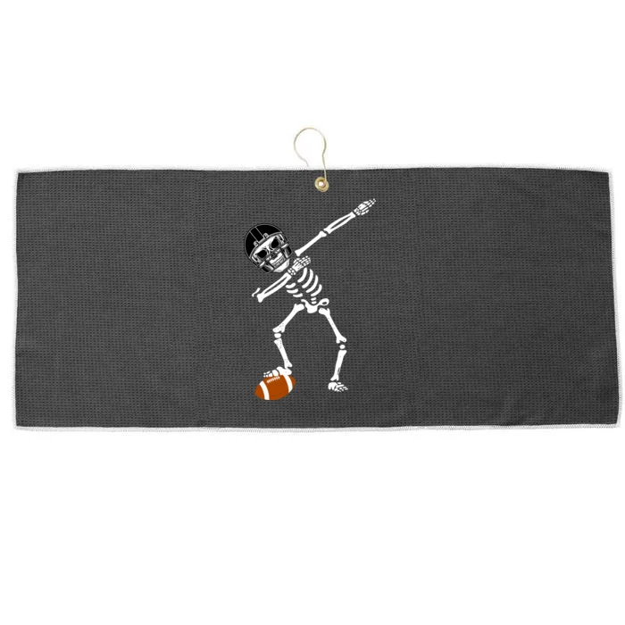 Dabbing Skeleton Football Dab Touchdown TD Large Microfiber Waffle Golf Towel