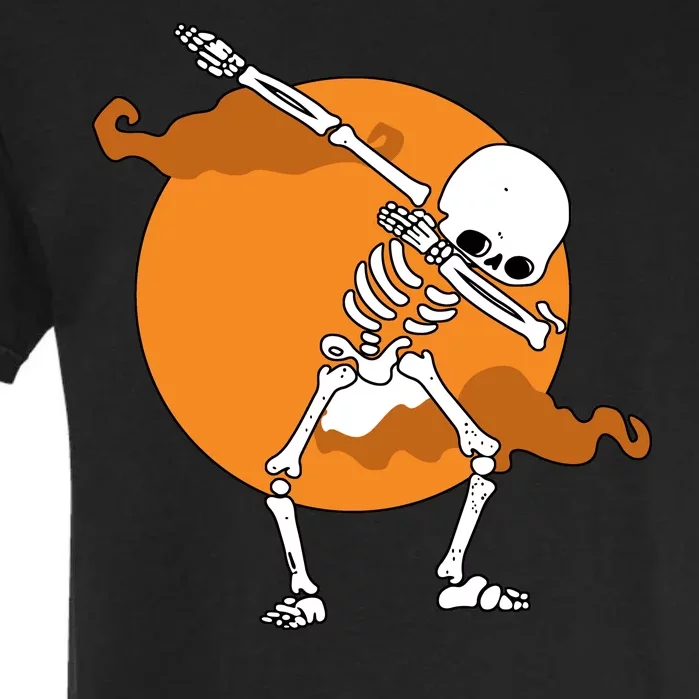 Dabbing Skeleton Halloween Moon Garment-Dyed Heavyweight T-Shirt