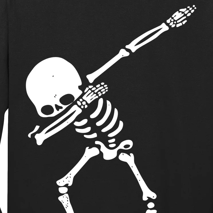 Dabbing Skeleton Soccer Dab Long Sleeve Shirt