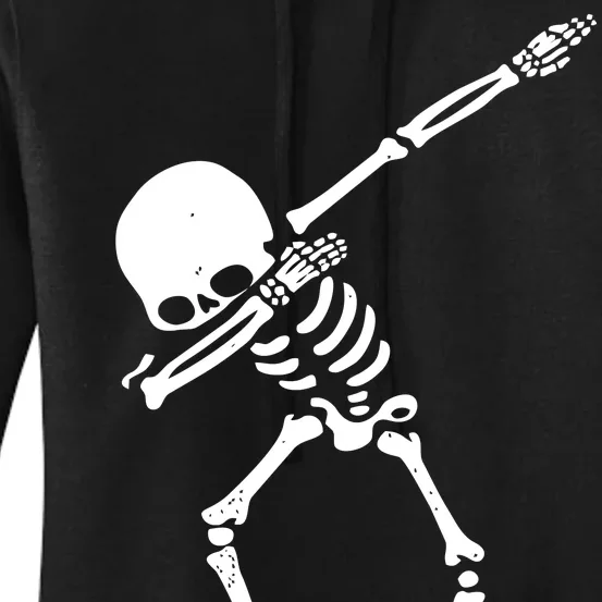 Dabbing Skeleton Soccer Dab Women's Pullover Hoodie