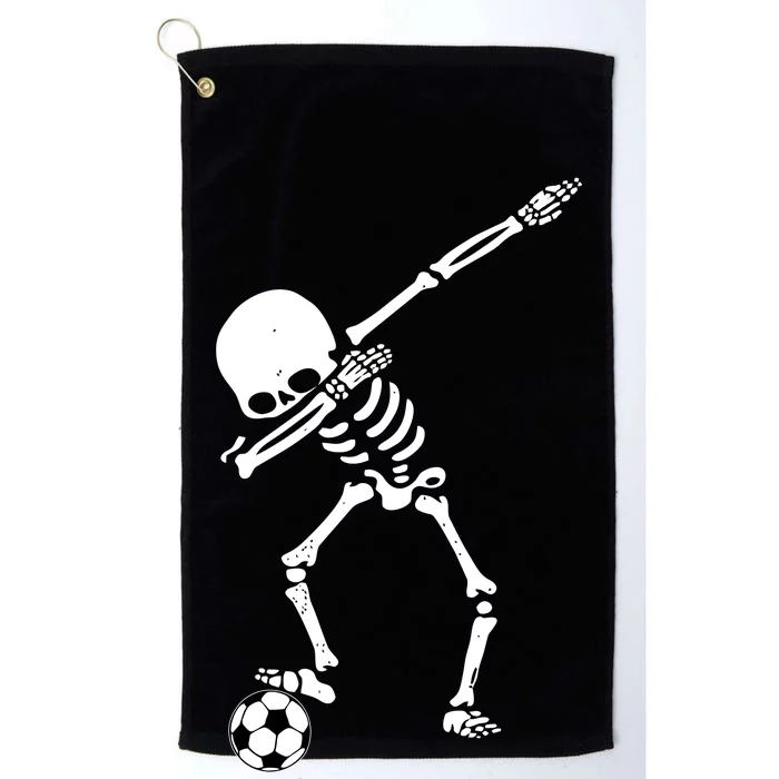 Dabbing Skeleton Soccer Dab Platinum Collection Golf Towel