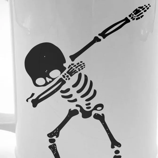 Dabbing Skeleton Soccer Dab Front & Back Beer Stein