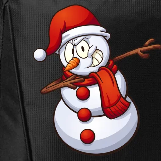 Dabbing Snowman City Backpack