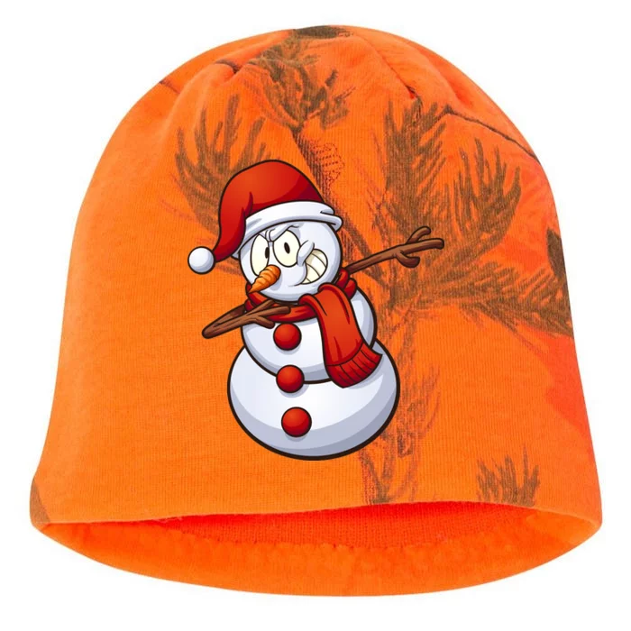 Dabbing Snowman Kati - Camo Knit Beanie