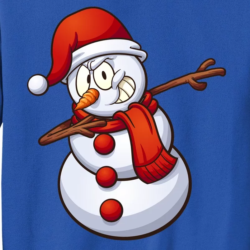 Dabbing Snowman Tall Sweatshirt