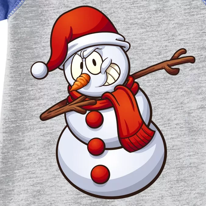 Dabbing Snowman Infant Baby Jersey Bodysuit