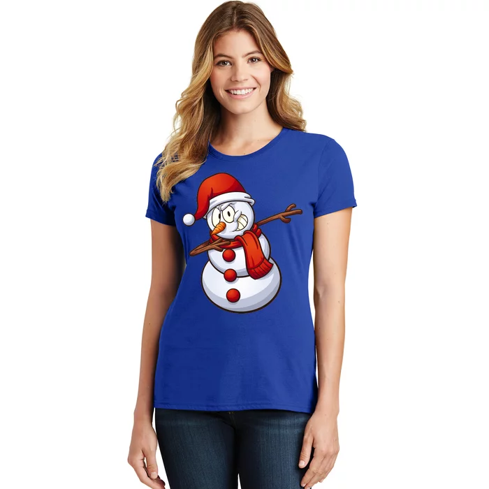 Dabbing Snowman Women's T-Shirt