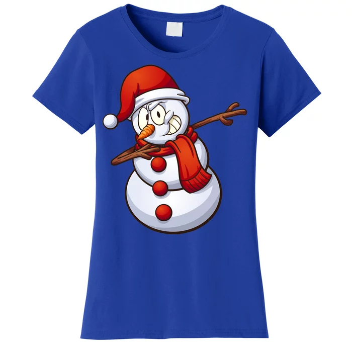 Dabbing Snowman Women's T-Shirt