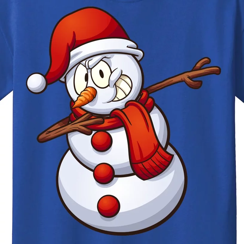 Dabbing Snowman Kids T-Shirt