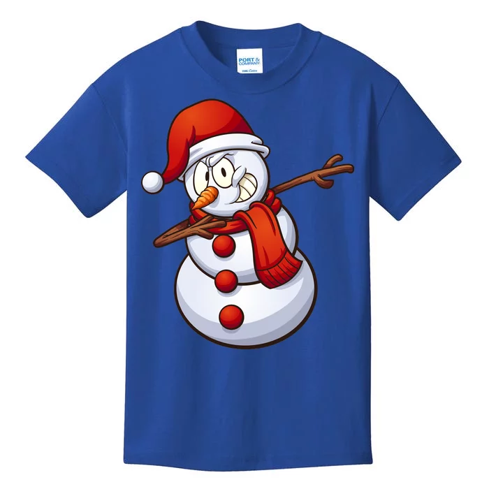 Dabbing Snowman Kids T-Shirt