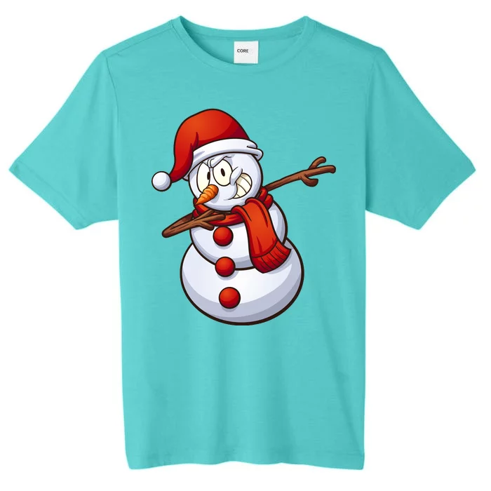 Dabbing Snowman ChromaSoft Performance T-Shirt