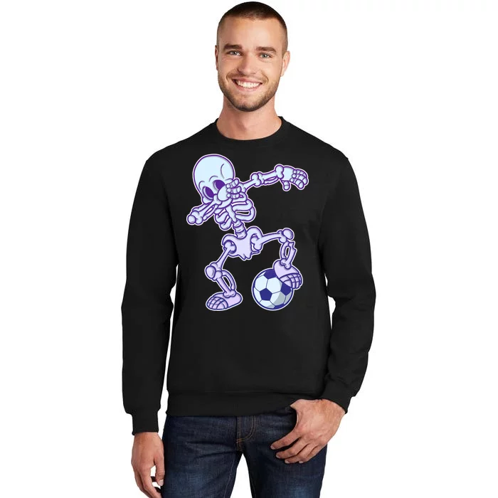 Dabbing Soccer Skeleton Sweatshirt