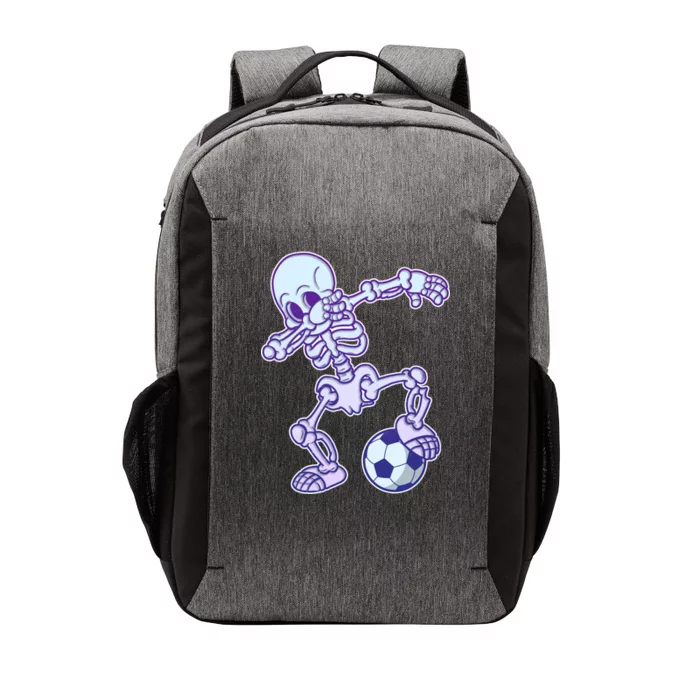 Dabbing Soccer Skeleton Vector Backpack