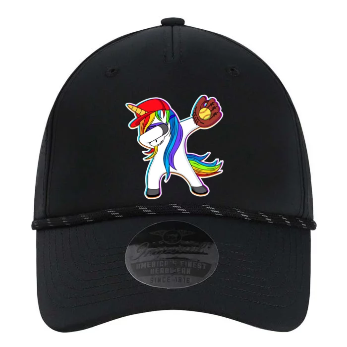 Dabbing Softball Unicorn Performance The Dyno Cap