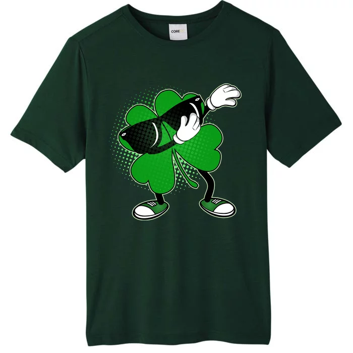 Dabbing St. Patrick's Day Shamrock ChromaSoft Performance T-Shirt