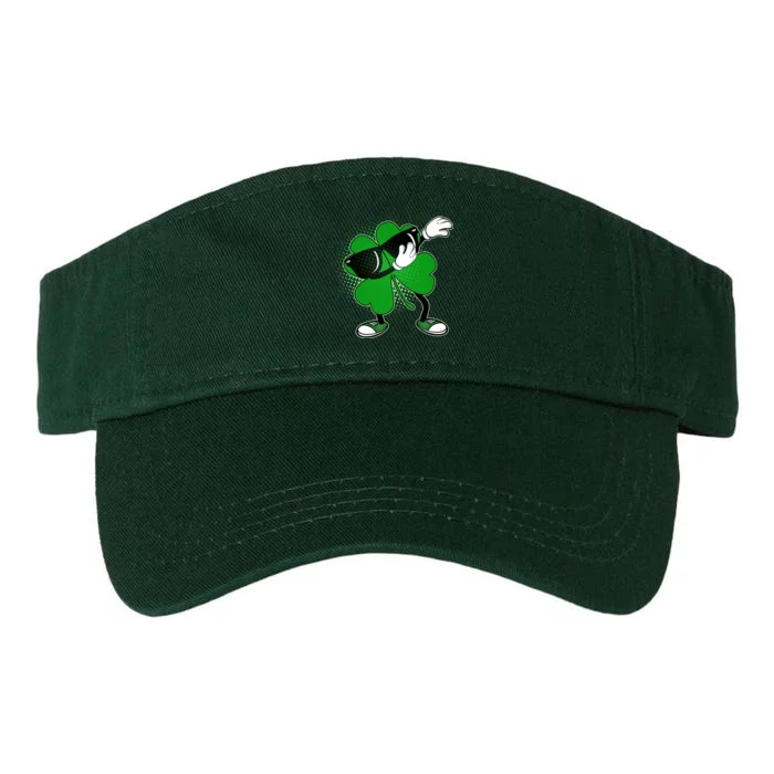 Dabbing St. Patrick's Day Shamrock Valucap Bio-Washed Visor