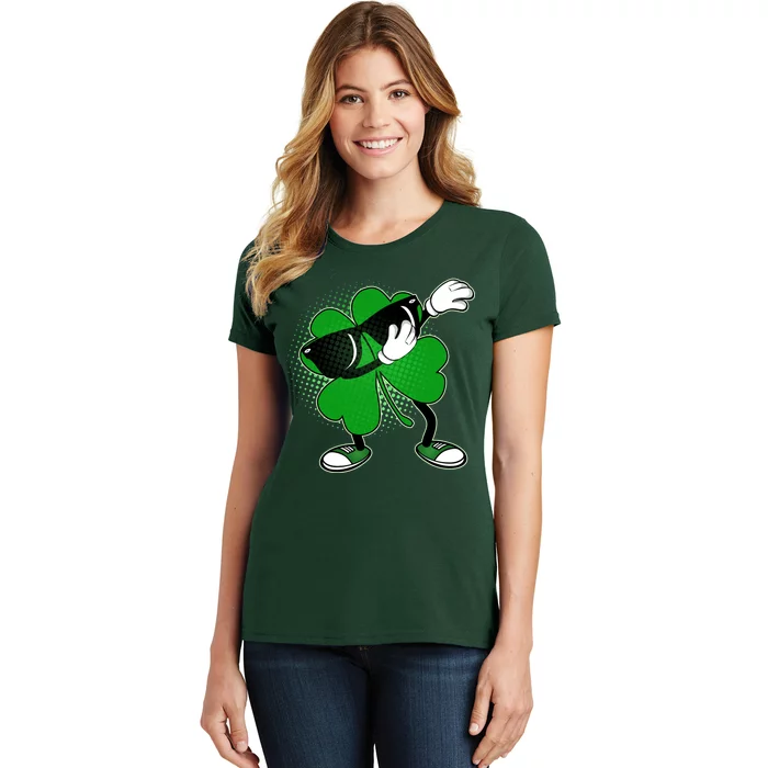 Dabbing St. Patrick's Day Shamrock Women's T-Shirt