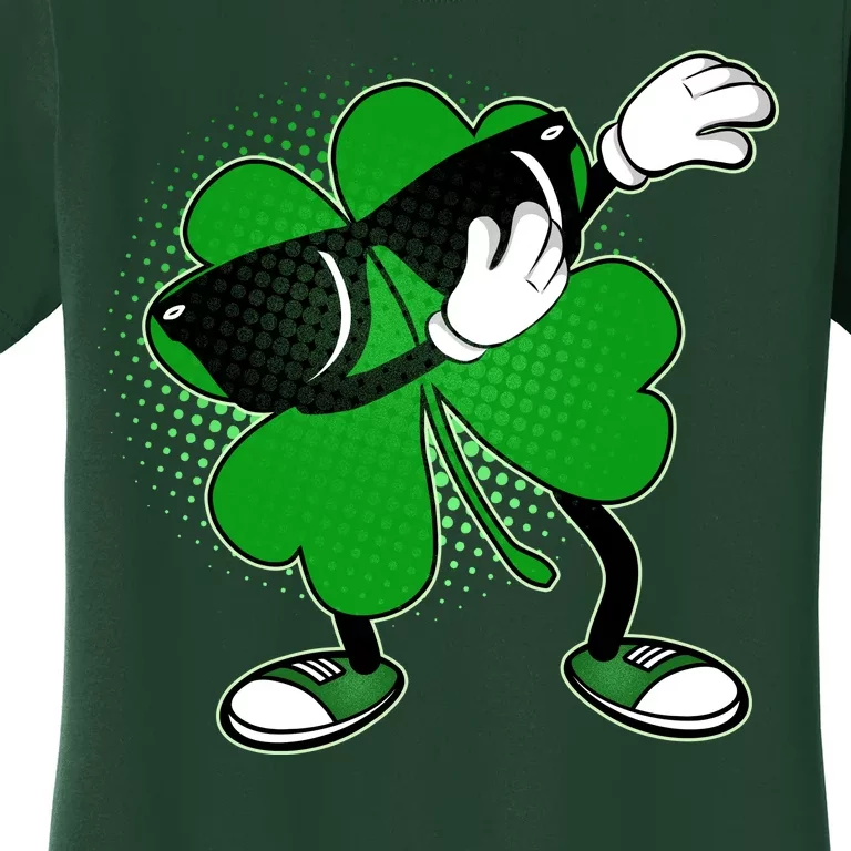 Dabbing St. Patrick's Day Shamrock Women's T-Shirt