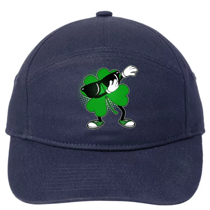 Dabbing St. Patrick's Day Shamrock 7-Panel Snapback Hat