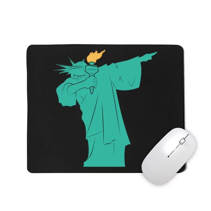 Dabbing Statue Of Liberty Mousepad