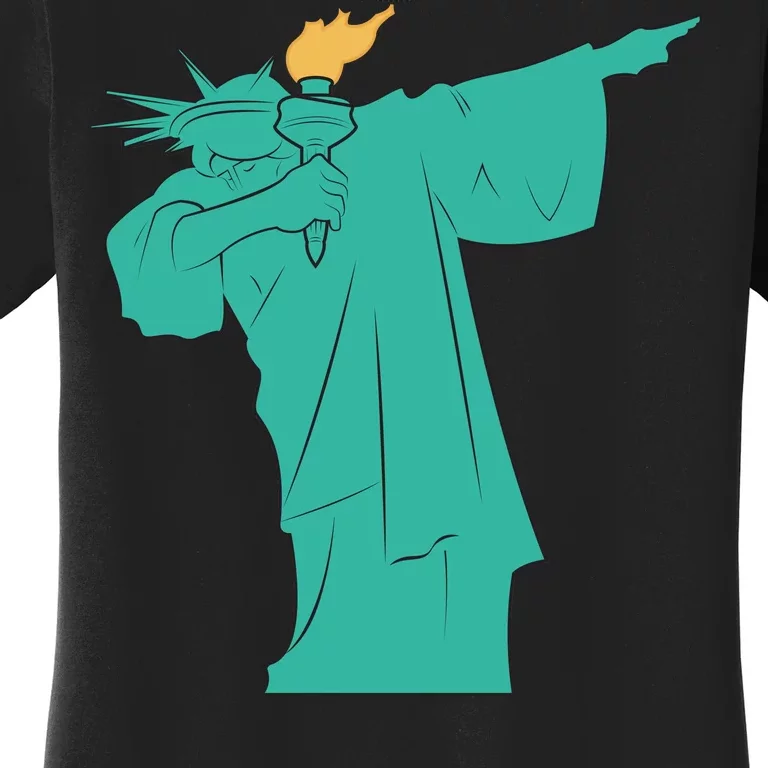 Dabbing Statue Of Liberty Women's T-Shirt