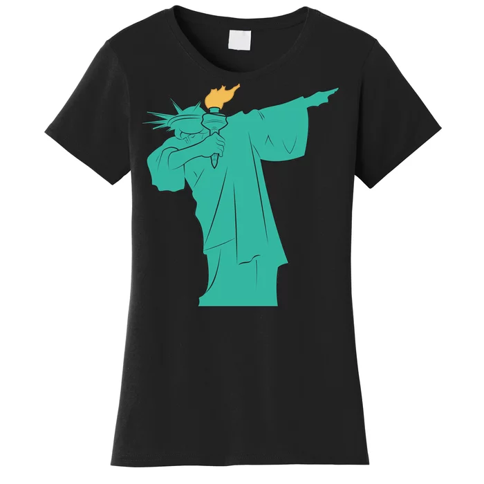 Dabbing Statue Of Liberty Women's T-Shirt