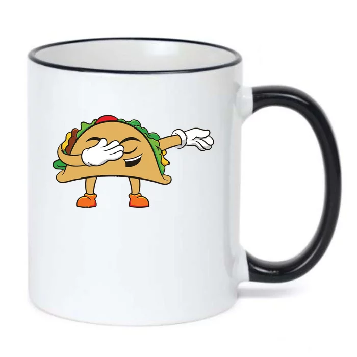 Dabbing Taco Black Color Changing Mug