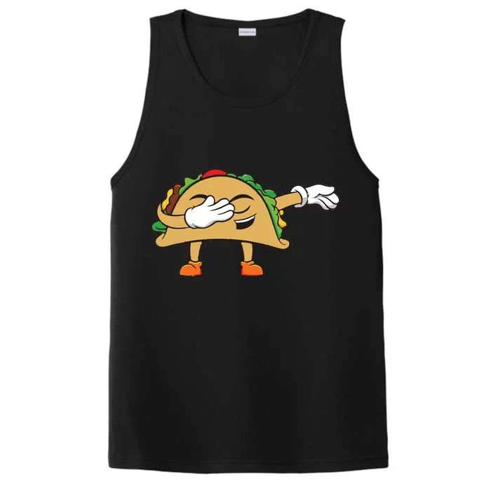 Dabbing Taco Performance Tank