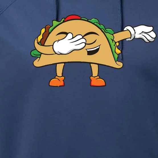 Dabbing Taco Performance Fleece Hoodie