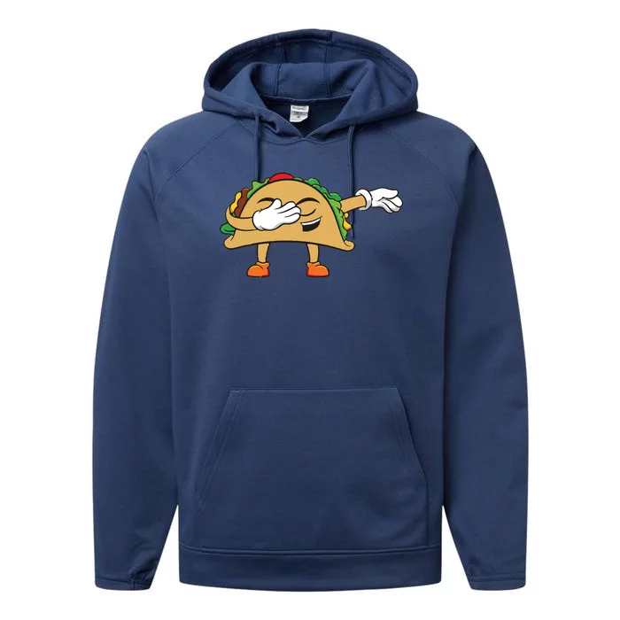 Dabbing Taco Performance Fleece Hoodie