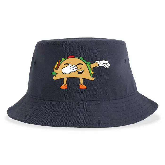 Dabbing Taco Sustainable Bucket Hat