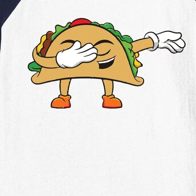 Dabbing Taco Baseball Sleeve Shirt