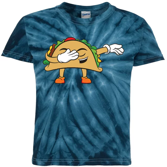 Dabbing Taco Kids Tie-Dye T-Shirt