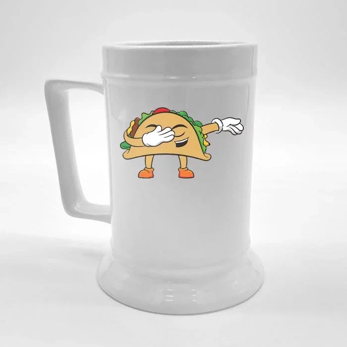 Dabbing Taco Front & Back Beer Stein