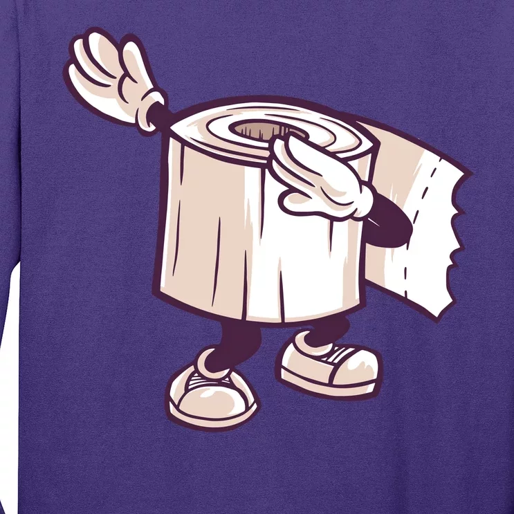 Dabbing Toilet Paper Long Sleeve Shirt