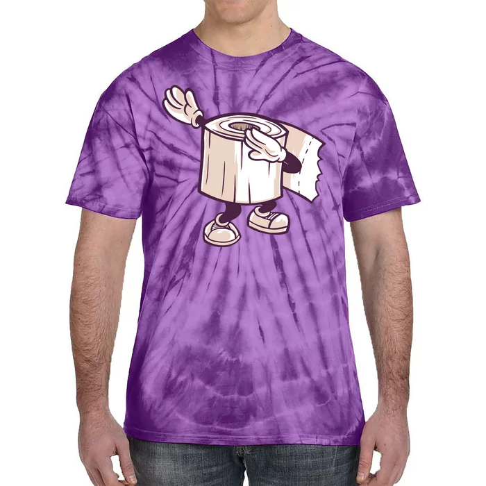 Dabbing Toilet Paper Tie-Dye T-Shirt