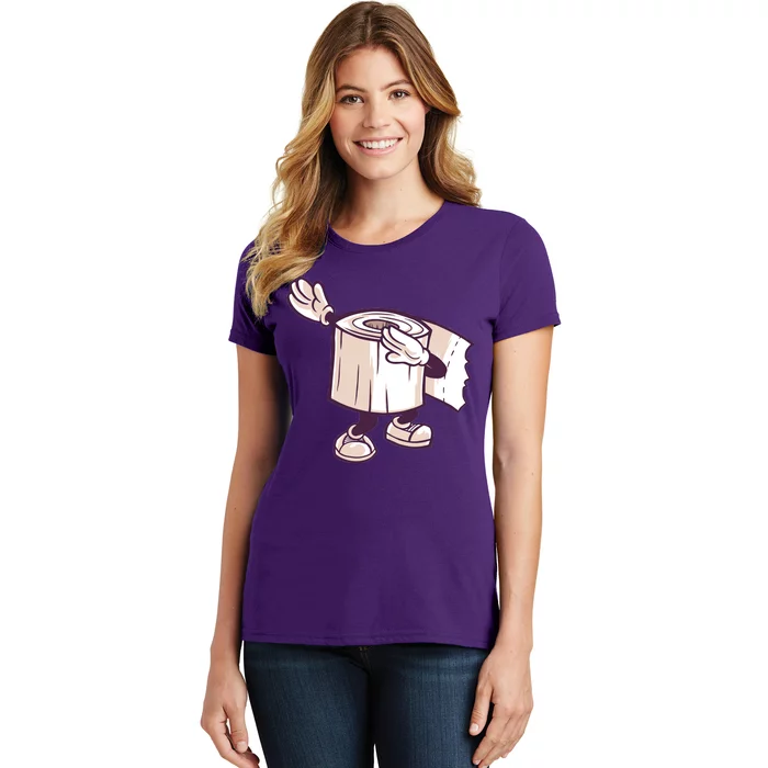 Dabbing Toilet Paper Women's T-Shirt