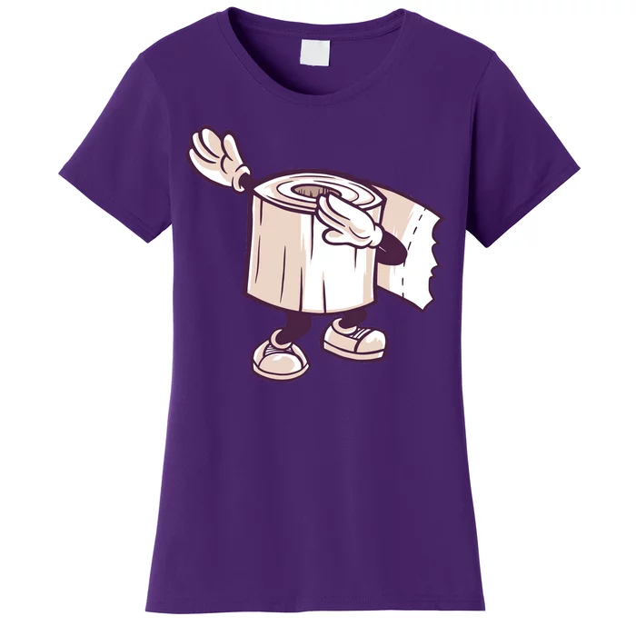 Dabbing Toilet Paper Women's T-Shirt