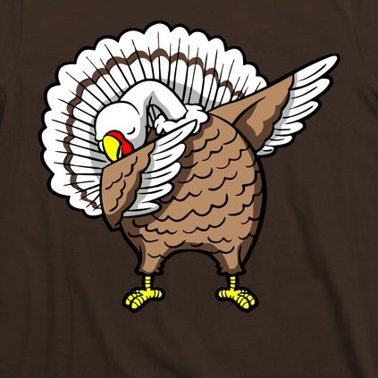 Dabbing Turkey Funny Thanksgiving Day T-Shirt