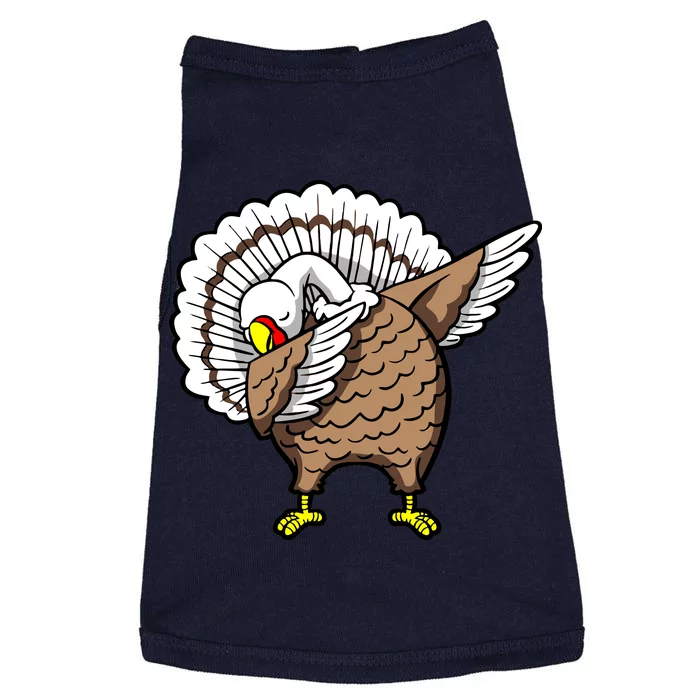 Dabbing Turkey Funny Thanksgiving Day Doggie Tank