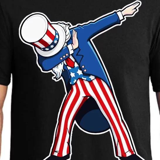 Dabbing Uncle Sam 4th of July Independence Day Pajama Set