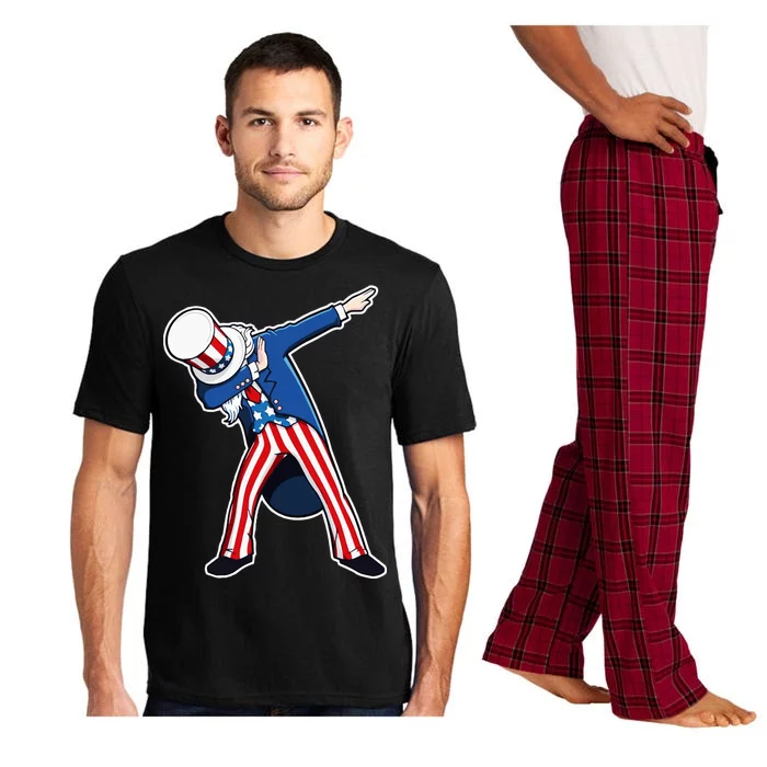 Dabbing Uncle Sam 4th of July Independence Day Pajama Set