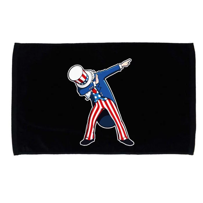 Dabbing Uncle Sam 4th of July Independence Day Microfiber Hand Towel